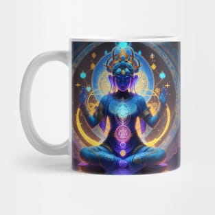 Buddah Woman Meditation - AI Art Mug